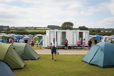 temporary shower units Oxford
